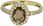 Diament Złoty pierścionek damski owalna cyrkonia Zaręczynowy wzór rozmiar 14 - zdjęcie 1