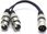 Adapter Rozdzielacz Wtyk Xlr- 2X Gniazdo Vitalco - zdjęcie 4