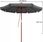 Parasol ogrodowy Parasol Drewniany Ø 330cm Duzy Ogrodowy - zdjęcie 5