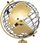 Atmosphera Duży Globus Dekoracyjny Metalowy 70cm 77421 - zdjęcie 3