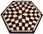 Sunrise Chess & Games Szachy dla trójki graczy - duże 54x47cm - zdjęcie 3