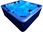 Jacuzzi Spa403 230x230 Biała Perła Obudowa Kawa  - zdjęcie 2