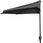Parasol ogrodowy Modernhome Parasol Ogrodowy Pół-Parasol Ścienny Na Taras 2 7M Szary 2653 - zdjęcie 6