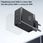 Ładowarka do telefonu USAMS ŁAD. SIEC. 2XUSB-C T54 40W (ONLY HEAD) PD FAST CHARGING CZARNY/BLACK CC172TC01 (US-CC172) - zdjęcie 6