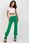 Spodnie Damskie Model DHJ-SP-6971.37P Green - Italy Moda - zdjęcie 3
