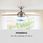 Klarstein Wentylator Sufitowy Ø134Cm Lampa Pilot - zdjęcie 4