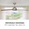 Klarstein Wentylator Sufitowy Ø132Cm Lampa Pilot - zdjęcie 2