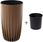 Donica Stripped Wysoka Eco Wood Naturalne Drewno 30Xh51cm - zdjęcie 4