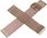 Diloy Bransoleta stalowa do zegarka MESH05-16-FR 16 mm złota - zdjęcie 3