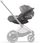 Fotelik CYBEX FOTELIK SAMOCHODOWY 0-13 kg CLOUD T I-SIZE PLUS Z WENTYLACJĄ SIATECZKĄ MIRAGE GREY - zdjęcie 3