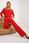 Spodnie Damskie Model DHJ-SP-15679-1.35X Red - Italy Moda - zdjęcie 3