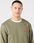 WRANGLER SIGN OFF CREW MĘSKA BLUZA KLASYCZNA LOGO DEEP LICHEN W661HAX1X - zdjęcie 4