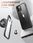 Amazon Etui Przeźroczyste Czarne Iphone 13 Pro Max 6 7' - zdjęcie 3