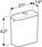 GEBERIT iCon Square spłuczka do WC natynkowa KeraTect biała 228950600 - zdjęcie 2
