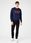 WRANGLER FRAME LOGO SWS MĘSKA BLUZA NAVY W6H1HA114 - zdjęcie 3