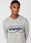 WRANGLER FRAME LOGO SWS MĘSKA BLUZA KLASYCZNA MID GREY MEL W6H1HAX37 - zdjęcie 3