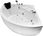 Wanna z hydromasażem Mazur Bath&Spa 135x135 MO0313 - zdjęcie 4