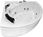 Wanna z hydromasażem Mazur Bath&Spa 135x135 MO0313 - zdjęcie 2