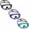 Bestway Okulary Do Nurkowania Hydro-Pro Splash Tec Turkusowe - zdjęcie 4