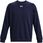 Męska bluza dresowa nierozpinana bez kaptura Under Armour UA Rival Fleece Crew - granatowa - zdjęcie 4