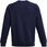 Męska bluza dresowa nierozpinana bez kaptura Under Armour UA Rival Fleece Crew - granatowa - zdjęcie 3