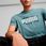 Koszulka męska Puma GRAPHICS WORDING niebieska 67447584 - zdjęcie 7