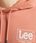 LEE LOGO LOOSE HOODIE MĘSKA BLUZA Z KAPTUREM LOGO NADURK RUST L83SSPUK - zdjęcie 3