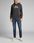 LEE GRAPHIC HOODIE MĘSKA BLUZA Z KAPTUREM LOGO WASHED BLACK L82BSPON - zdjęcie 3