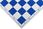 Sunrise Chess & Games Szachownica plastikowa składana nr 4+, biało - niebieska DMU02BLUE - zdjęcie 3