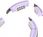 Hms Hhm13 Hula Hop Violet Z Magnesami I Obciążnikiem +   - zdjęcie 2