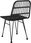 Krzesło ogrodowe Vidaxl Krzesła Ogrodowe 2 Szt. Czarne 48X62X84Cm Rattan Pe Czarny 319429 - zdjęcie 8