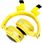 Słuchawki NAUSZNE SŁUCHAWKI PIKACHU POKEMON BLUETOOTH LED - zdjęcie 2