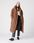 WRANGLER LONG DUVET PUFFER CARAFE BROWN W4T7XFXEP - zdjęcie 4