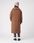 WRANGLER LONG DUVET PUFFER CARAFE BROWN W4T7XFXEP - zdjęcie 3