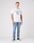 WRANGLER COLLEGIATE TEE MĘSKI T-SHIRT KOSZULKA LOGO NADRUK OFF WHITE W7E0EJ737 - zdjęcie 3