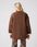 WRANGLER REVERSIBLE SHERPA JACKET CARAFE BROWN W4T3W3XEP - zdjęcie 4