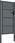 Furtka Vidaxl Furtka Ogrodowa Antracytowa 105X225cm Stal 154563 - zdjęcie 6