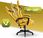 Fotel dla gracza Hell's Chair HC1007 Yellow - zdjęcie 7