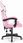Fotel dla gracza Hell's Chair HC-1004 PINK Różowy Biały Szary - zdjęcie 9
