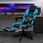 Fotel dla gracza AGA MR2040SkyBlue Czarno-Niebieski K14077 - zdjęcie 2