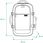 Plecak Puccini Wielofunkcyjny Z Miejscem Na Laptop 14" Easy Pack Pm9017 1 Czarny - zdjęcie 3