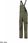 Tricorp Bib I Brace Twill Cordura T67 - Adler Spodnie Robocze Ogrodniczki Unisex, Cordura, Army 54 - zdjęcie 3
