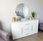 OK STYL - Lustro okrągłe ścienne LOFT w srebrnej ramie 70 cm - zdjęcie 4