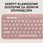 Klawiatura Zestaw klawiatura + mysz Logitech MK380 Pebble 2 Combo Różowy (920012241) - zdjęcie 7