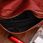 Skórzana damska torebka listonoszka bordo dwukomorowa pojemna na pasku P10 - zdjęcie 2