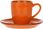 Rose&Tulipani Zestaw 6 filiżanek do espresso 90 ml Concerto Arancione - zdjęcie 3