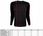 Sweter męski klasyczny CZARNY casual L - zdjęcie 2