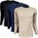 Sweter męski klasyczny CZARNY casual XL - zdjęcie 6