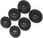Gumki do huawei freebuds 4i/5i black - zdjęcie 2