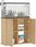 Vidaxl Szafka Pod Akwarium Dąb Sonoma 81x36x73 Cm 276592 - zdjęcie 4